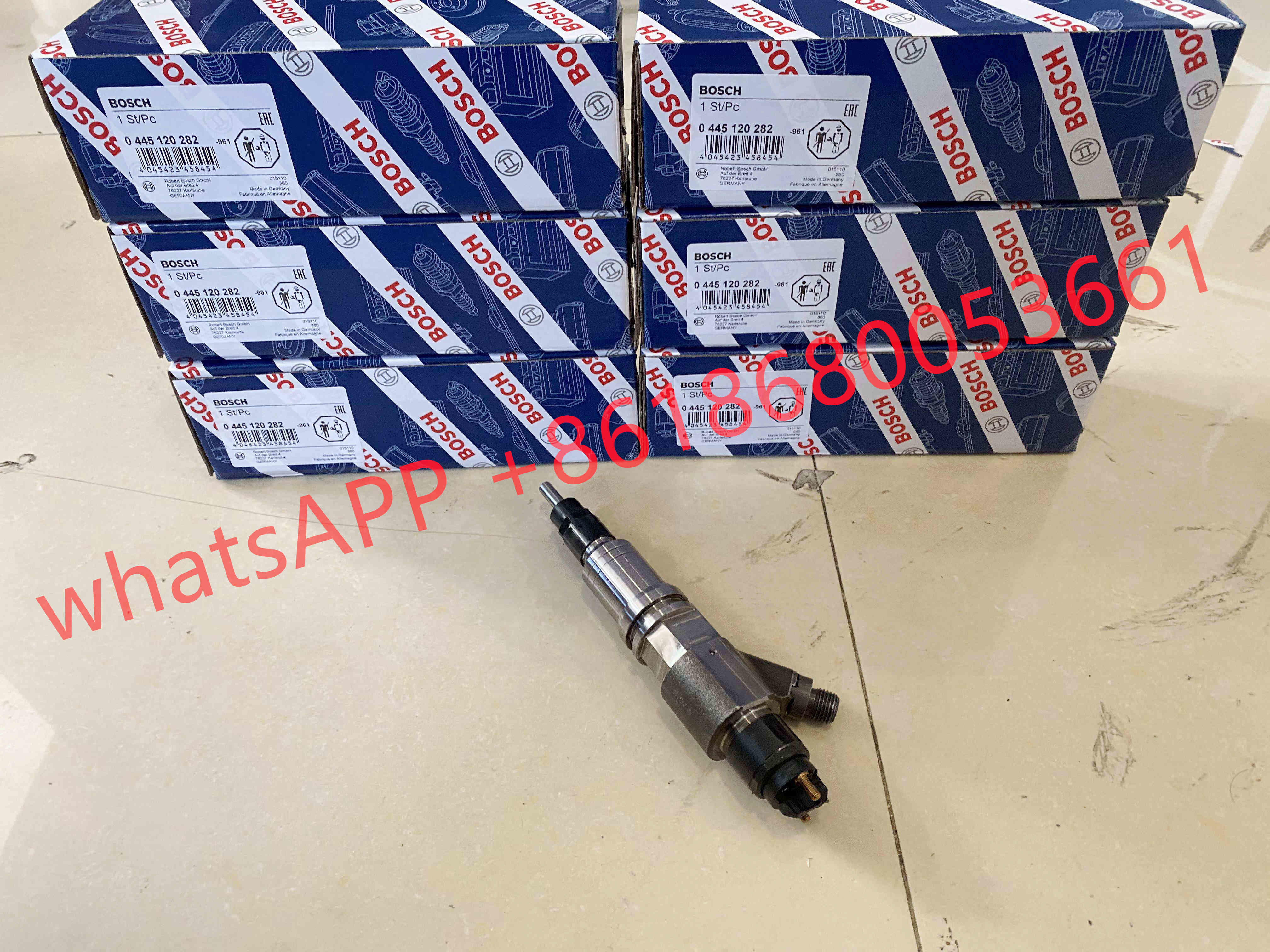 Genuine Original New Injector 0445120282 504387929 5043879290 5043879929 Common Rail Fuel Diesel Injector for Fiat
