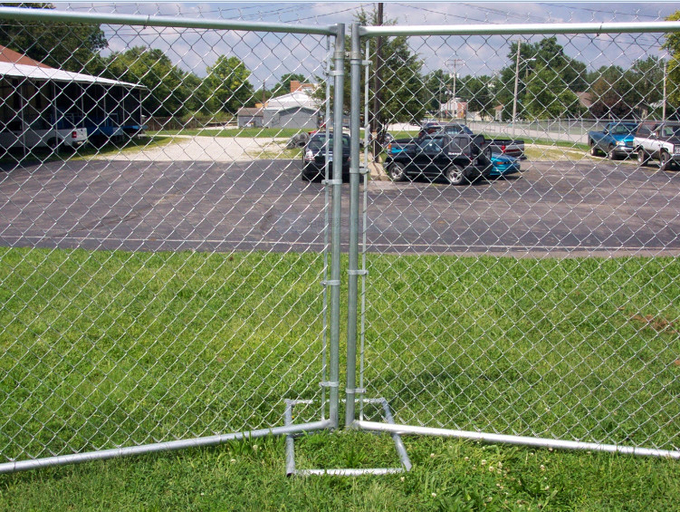 Security Construction Civil Projects Diamond Chain Link Fence American Temporary 3mm