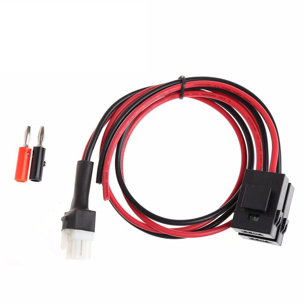 6 PIN Power Cord Cable 1M 30A Fuse For Yaesu Short Wave