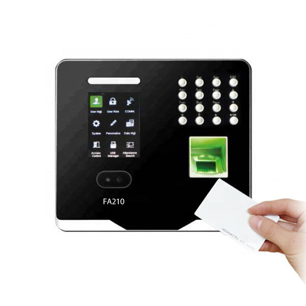 WIFI Function Facial Recognition Time Attendance System Friendly UI