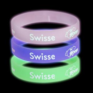 China Custom Debossed Silicone Wristbands , Waterproof Printed Silicone Bracelets on sale
