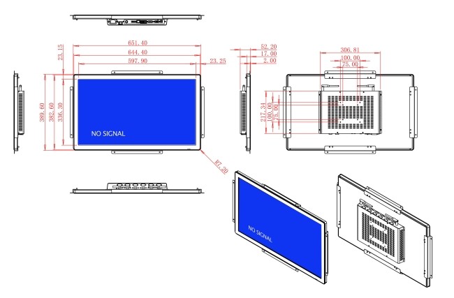 27-Inch Display for Control Centers and Public Information Displays