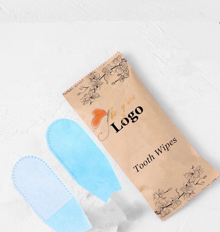 Strawberry Textured Teeth Wipes 5.5cm Deep Clean Dental Wipes For Dogs Teeth