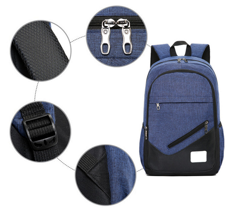 Gray BSCI Computer Backpack Sets Student 3pc Backpack Set Business