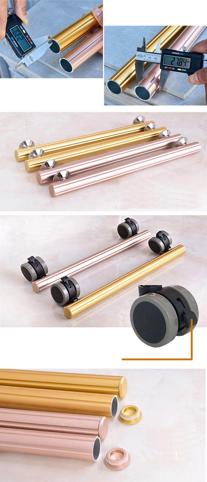 120cm Lenght Garment Display Stand , Rolling Wardrobe Rack 30KGS Capacity 40cm Width