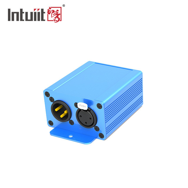 Aluminum DMX512 Signal Transformer Box Linked With Computer