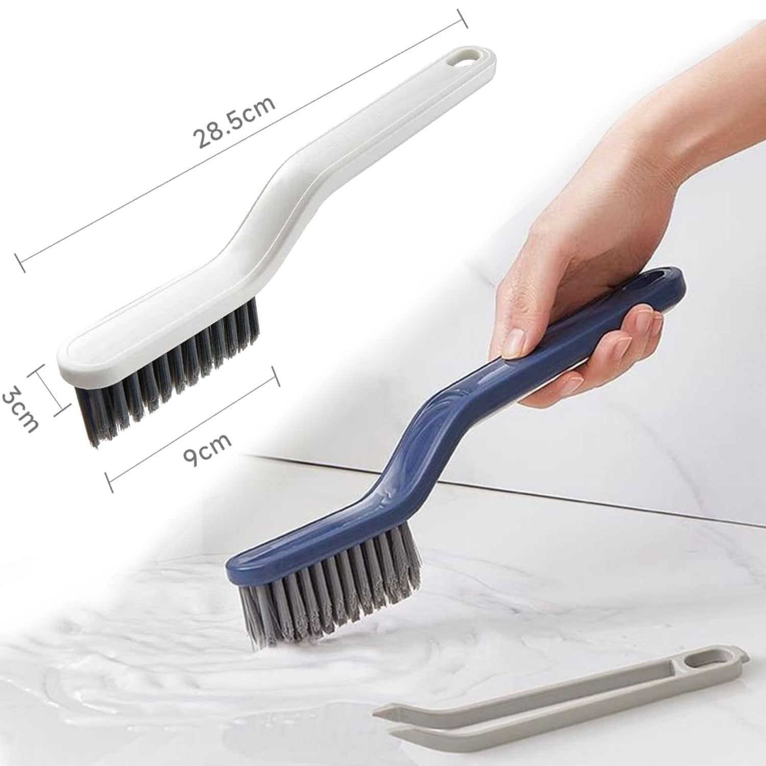 Crevice Gap Cleaning Brush Hard Bristle Brushes Cleaning Bathroom Suitable Kitchen Surfaces Windows Groove Tiles Faucets