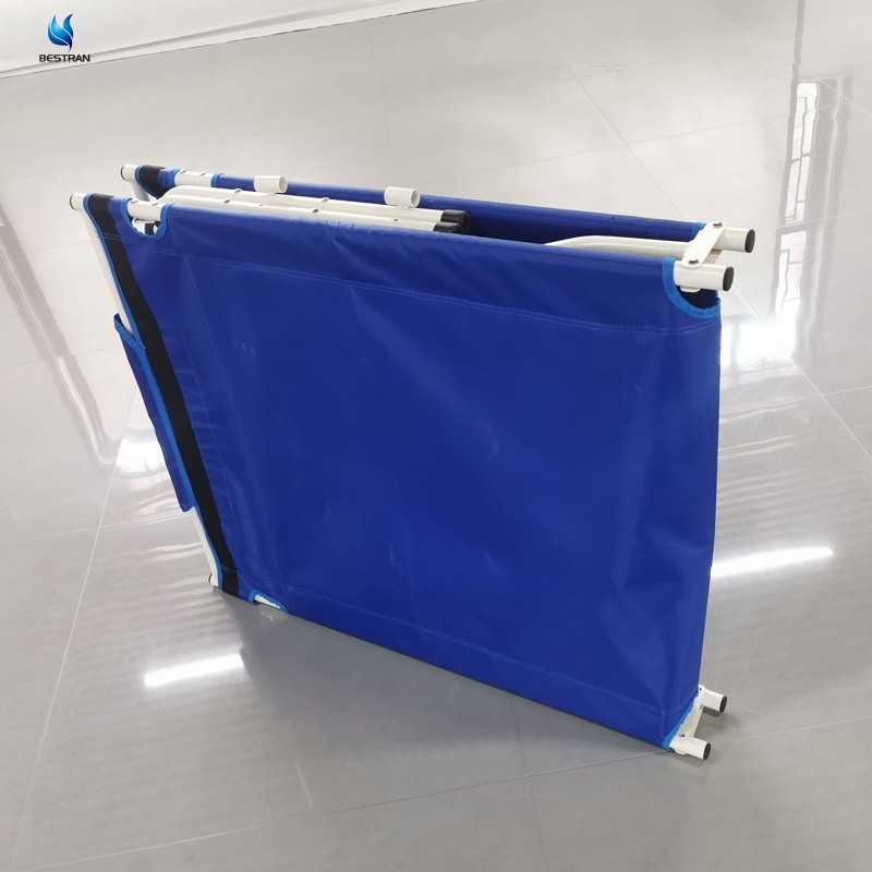 Folding Cholera Bed With Commode Hole High-Quality Steel Thickened Oxford Cloth Hospice Care