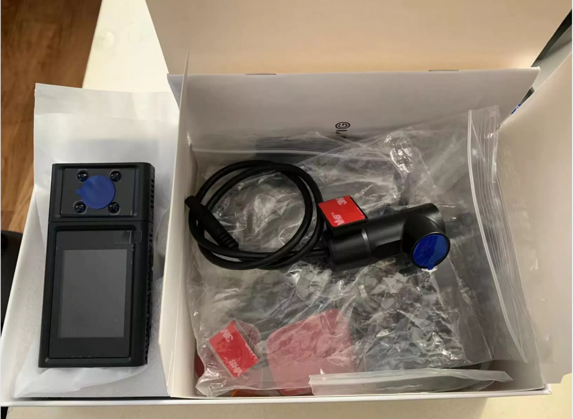 WDR 128GB 4K GPS Dash Cam Dash Mounted Camera 3 Channels