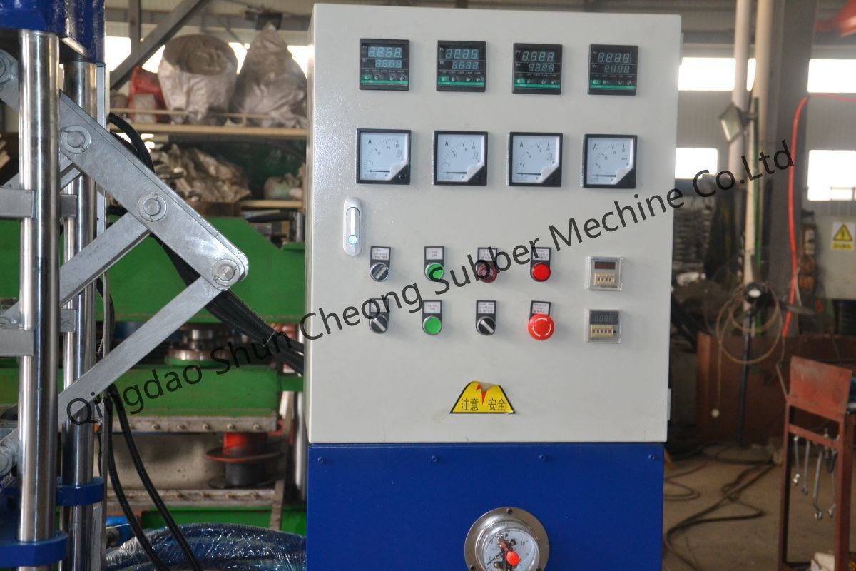 Hydraulic Hot Press EVA Sheet Making Machine / EVA Foaming Vulcanizing Machine