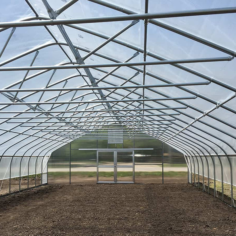 Cheap Tomato Agricultural Plastic Film Cover Low Cost Economic Tunnel Greenhouse For Vegetable