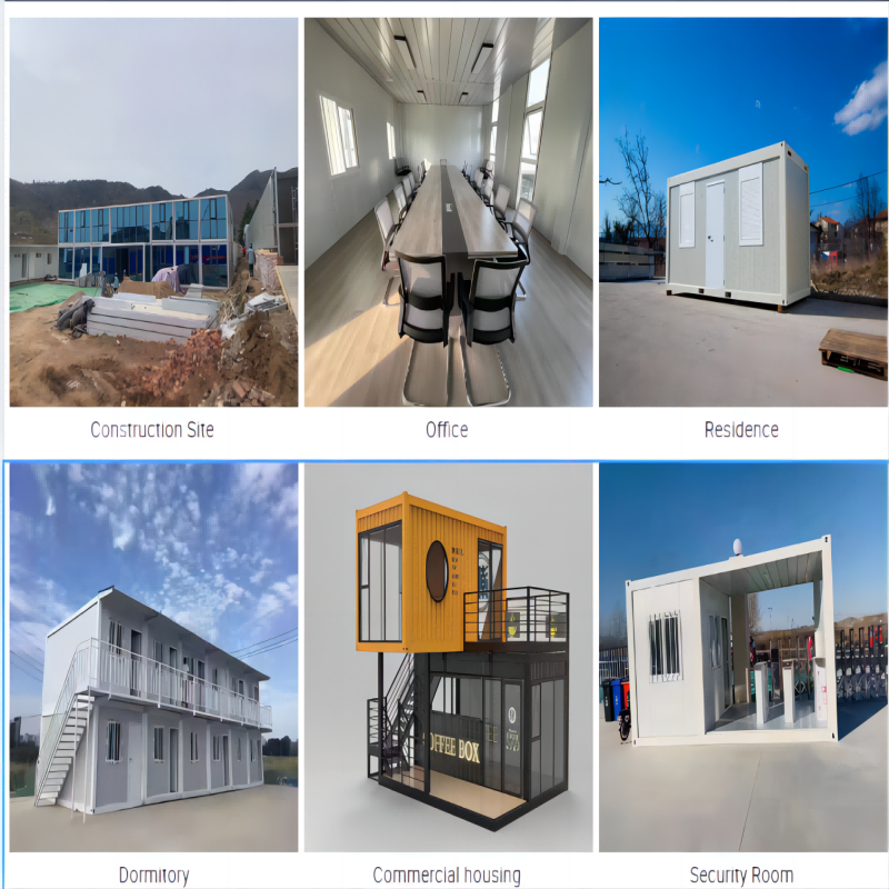 Modular 20ft Prefabricated Container House for Workshop and Warehouse Construction