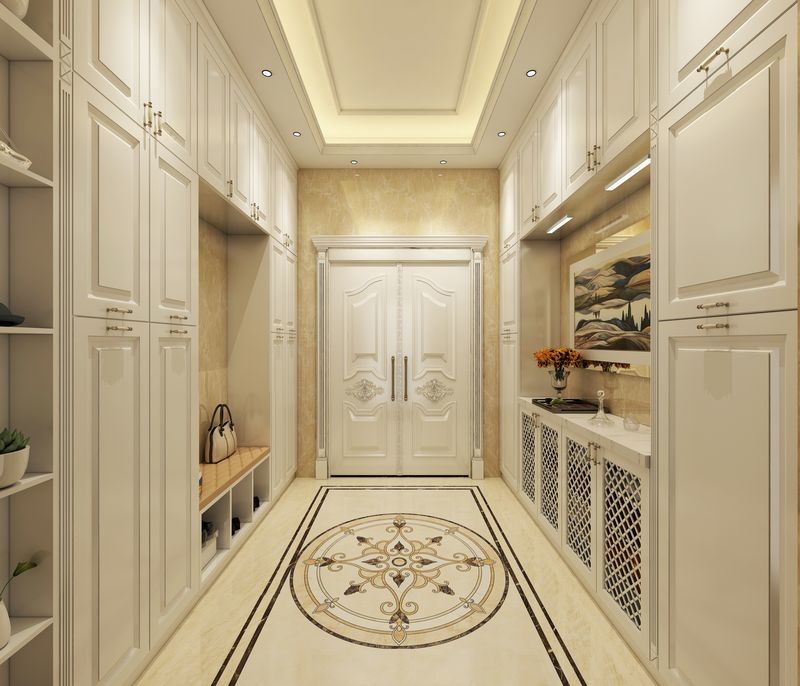 Fadior White French-Style Shoe Cabinet With Ventilation And Stainless Steel Durability