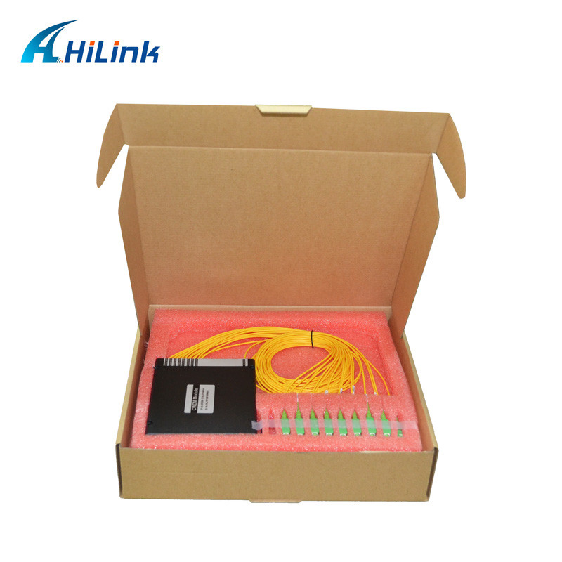 Fiber Optical CWDM Mutiplexer Module ABS Box 1X16CH 1611nm