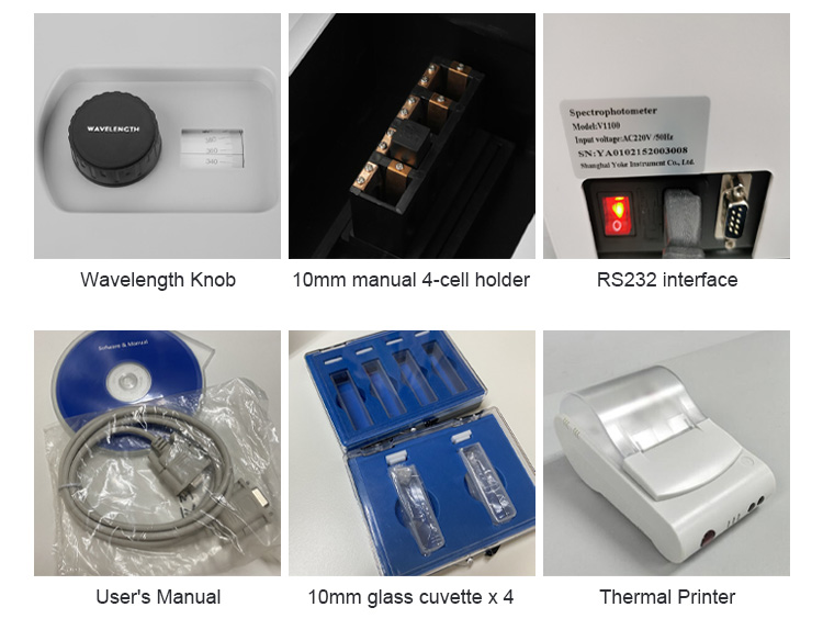 Accurate Measurements with 722 Series Visible Spectrophotometer and 4nm Focal Length