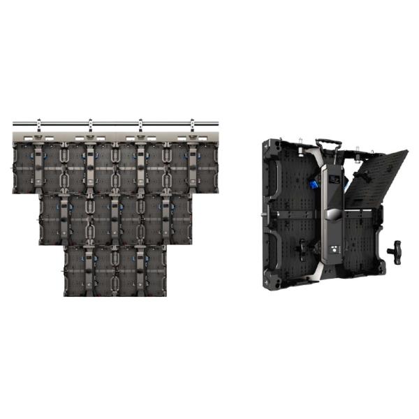 Stage Background 2.9mm Indoor Rental Led Display Screen 1200 Nit Per Sqm Brightness