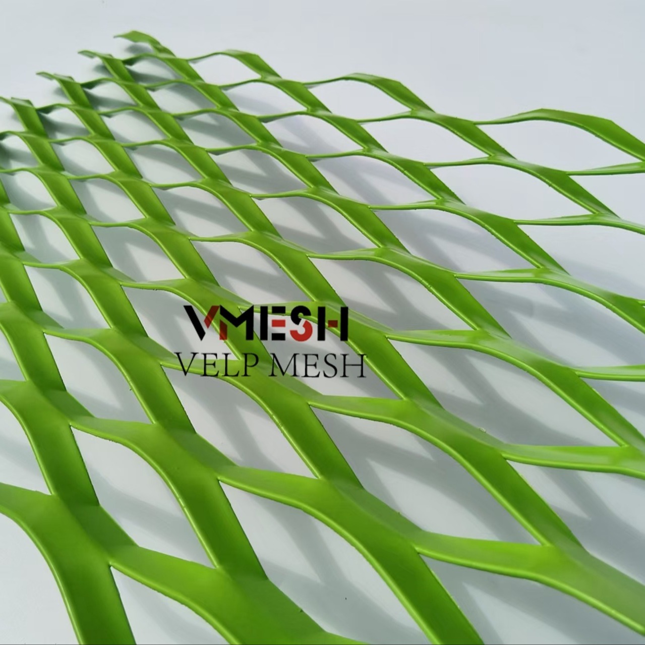 architectural Decorative Facade Metal Mesh Ceiling Diamond Aluminum Mesh Tiles