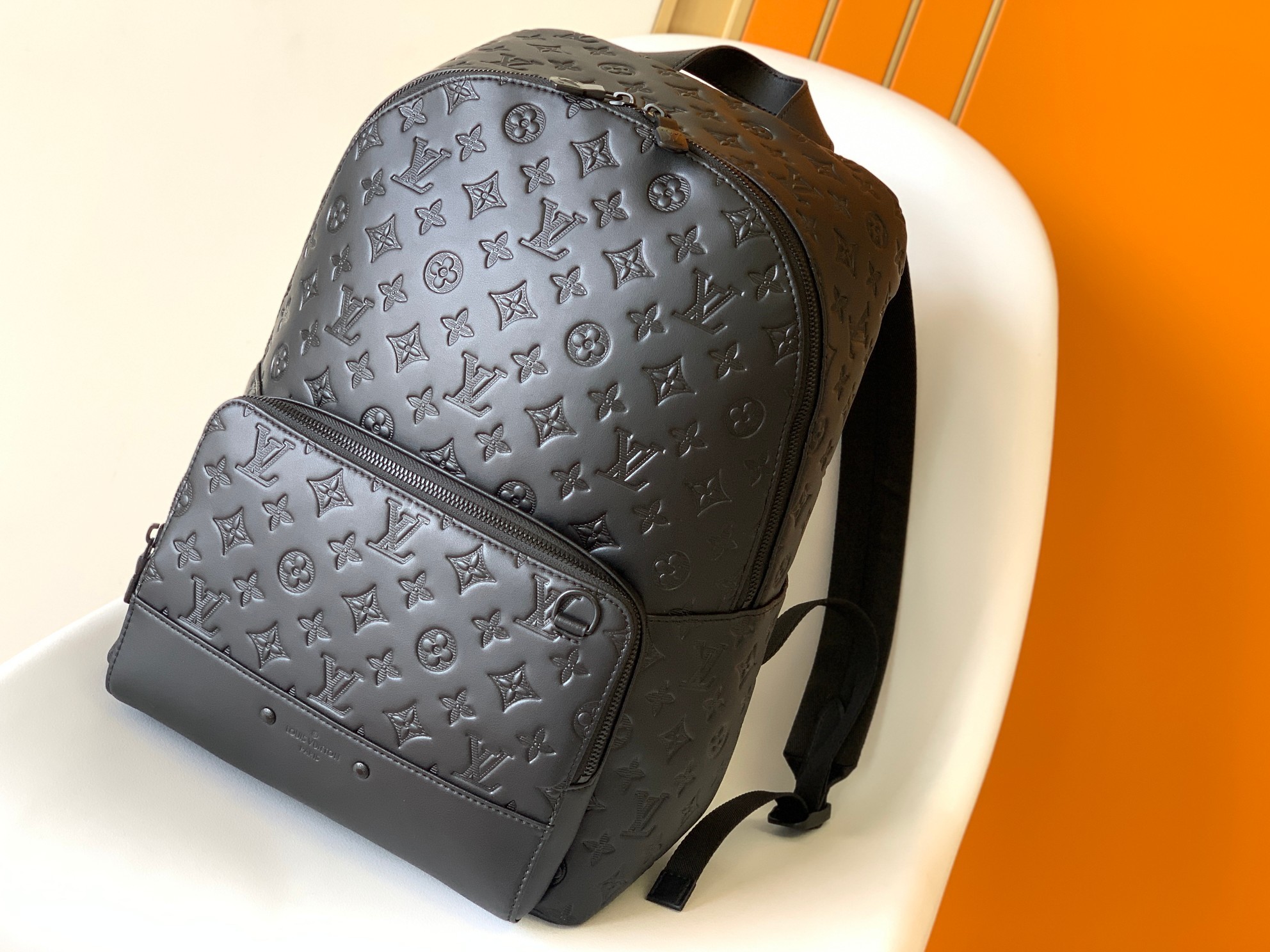 Louis Vuitton Racer Designer Brand Backpack Monogram Shadow Calf Leather for Man Boy