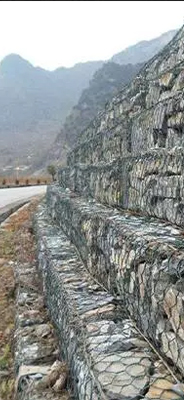 Weaving 1-6mm Gabion Fence System Anti Corrosion