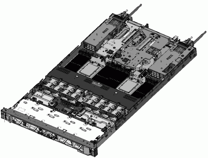 Dense SDS 1U Rackmount Computer Dell EMC PowerEdge R650 Storages Server 7