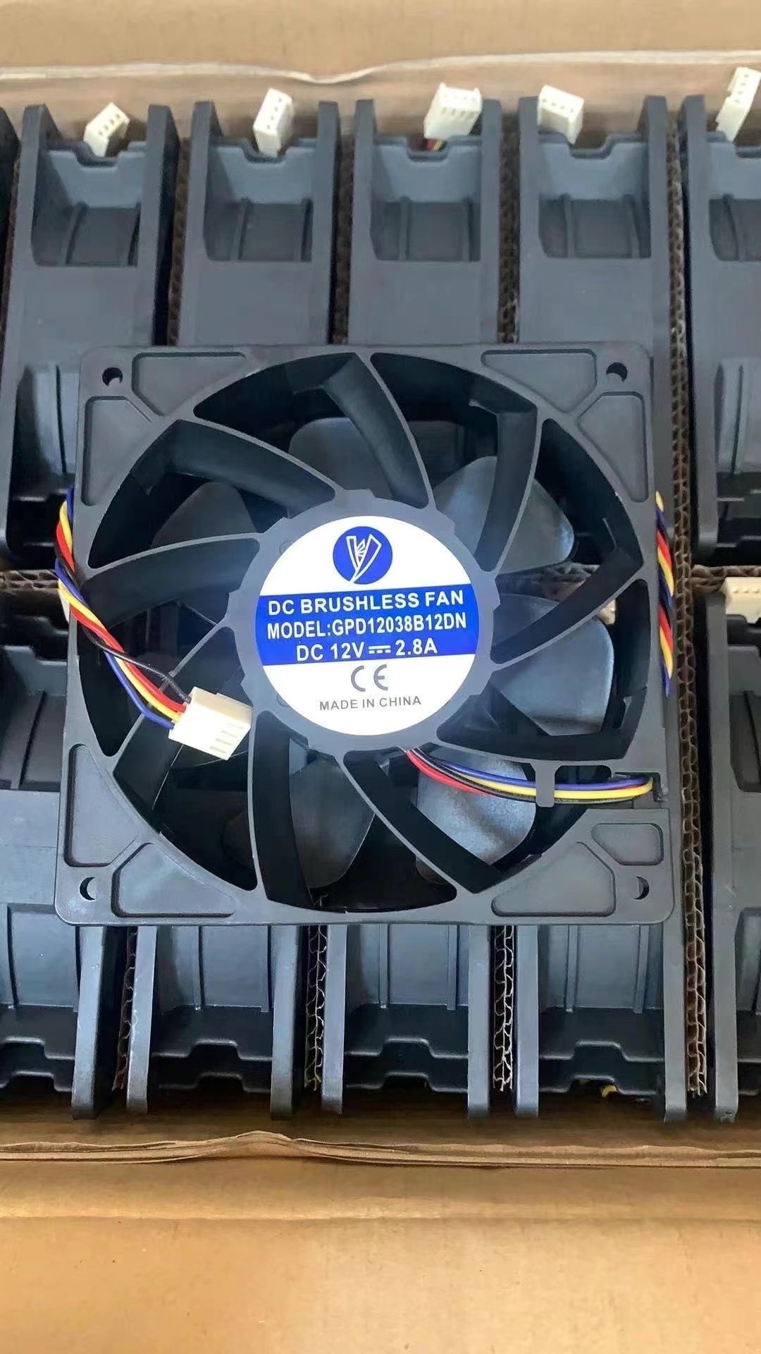 DC 12V Antminer S9 Fan 6000RPM SG121238SBS Antminer L3+ Silent Fan