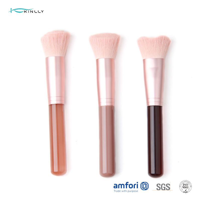 Acrylic Handle Opp Bag BSCI Makeup Kabuki Brush