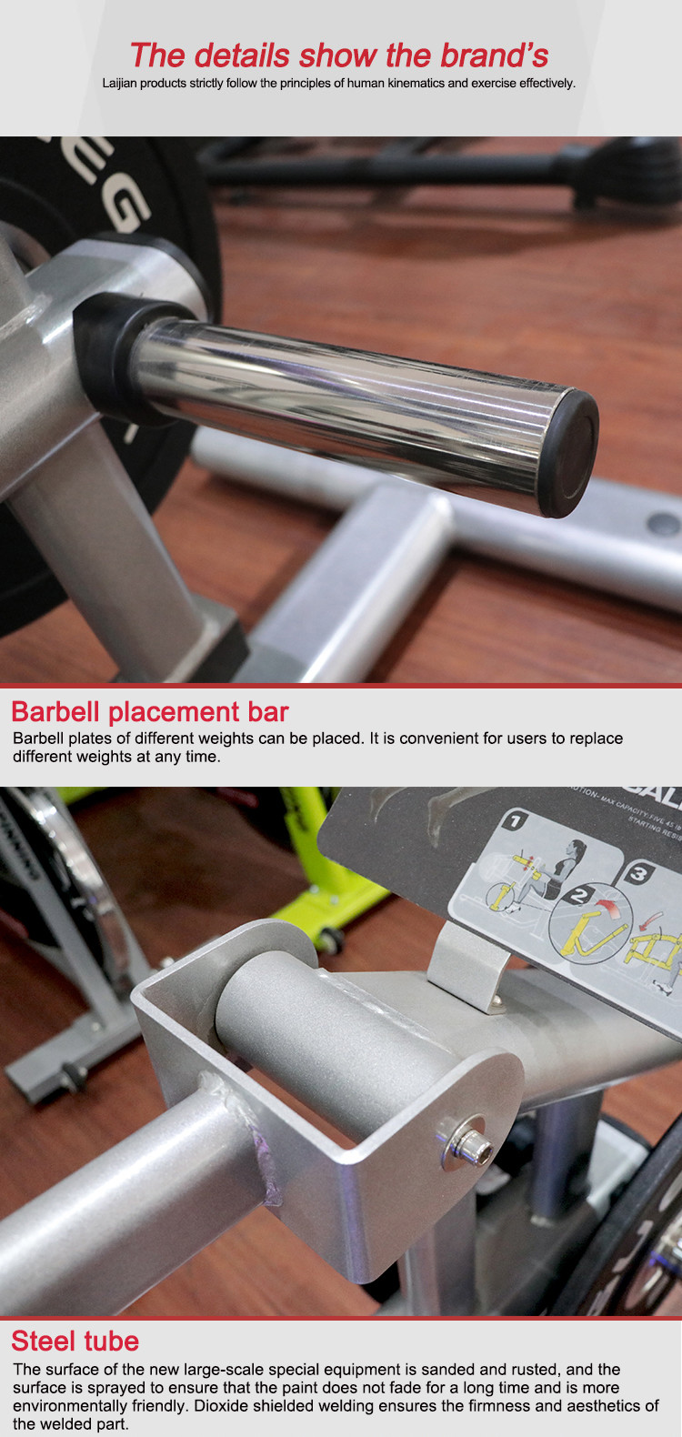 Q235 Commercial Grade Gym Equipment Seated Calf Raise Machine For Workout