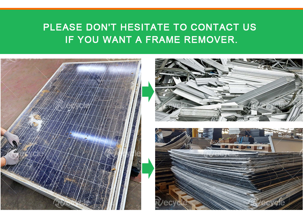Customizable Solar Panel Frame Remove Machine The Perfect Solution for Recycling