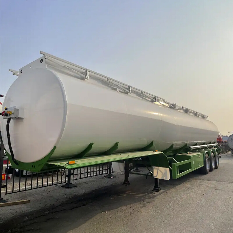 3 Axle 40000l Carbon Steel transport liquid or gaseous various chemical product carbon compounds heavy duty Fuel Tanker Trailer