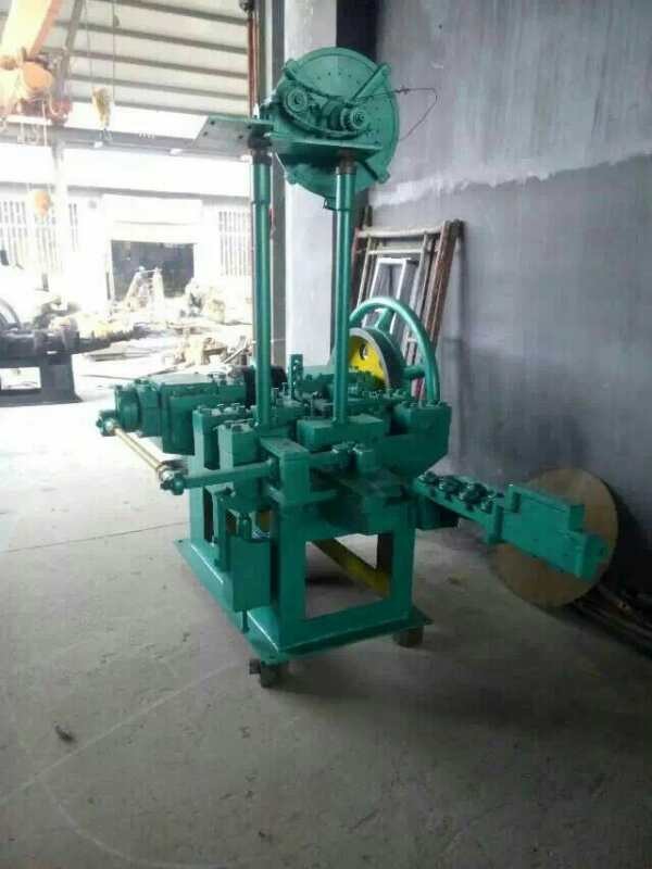 Automatic Umbrella Head Roofing Nails Making Machine With Free Mold