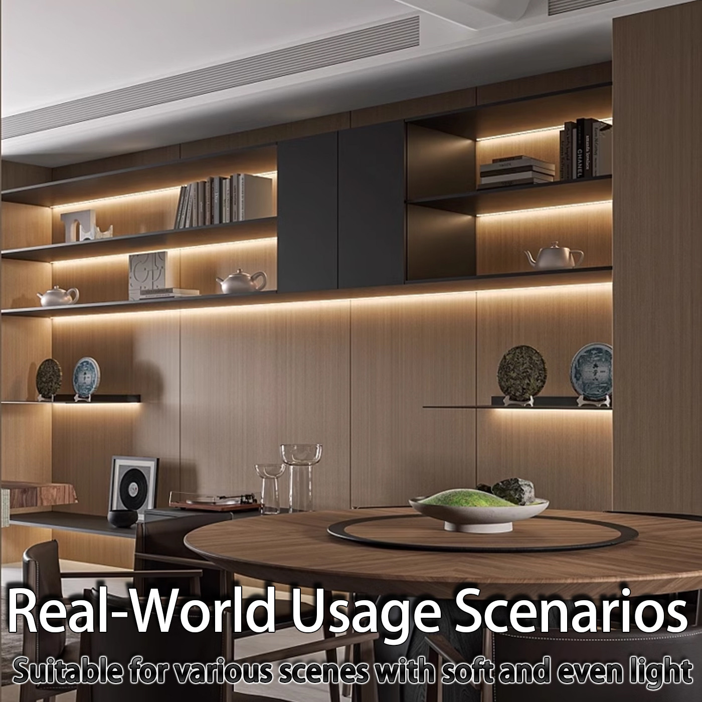 Embedded LED Induction Light Strip Wardrobe Wine Cabinet Light Line