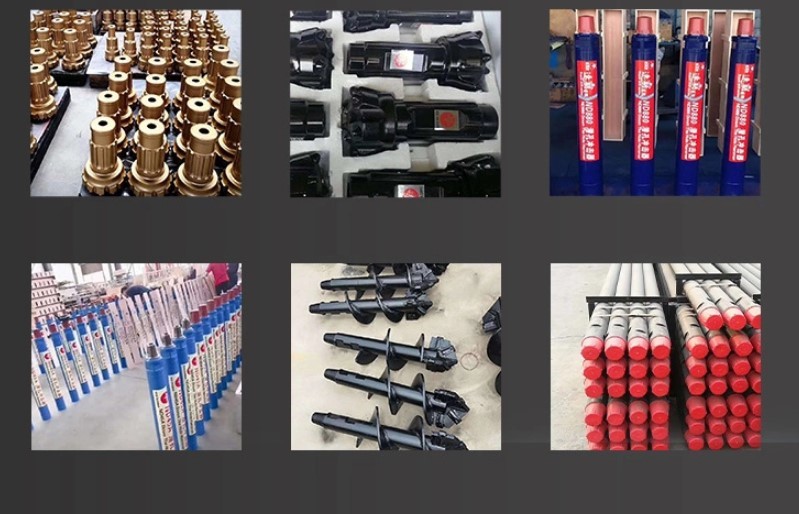 Min Air Compressor Water Well Drilling Rig Machine