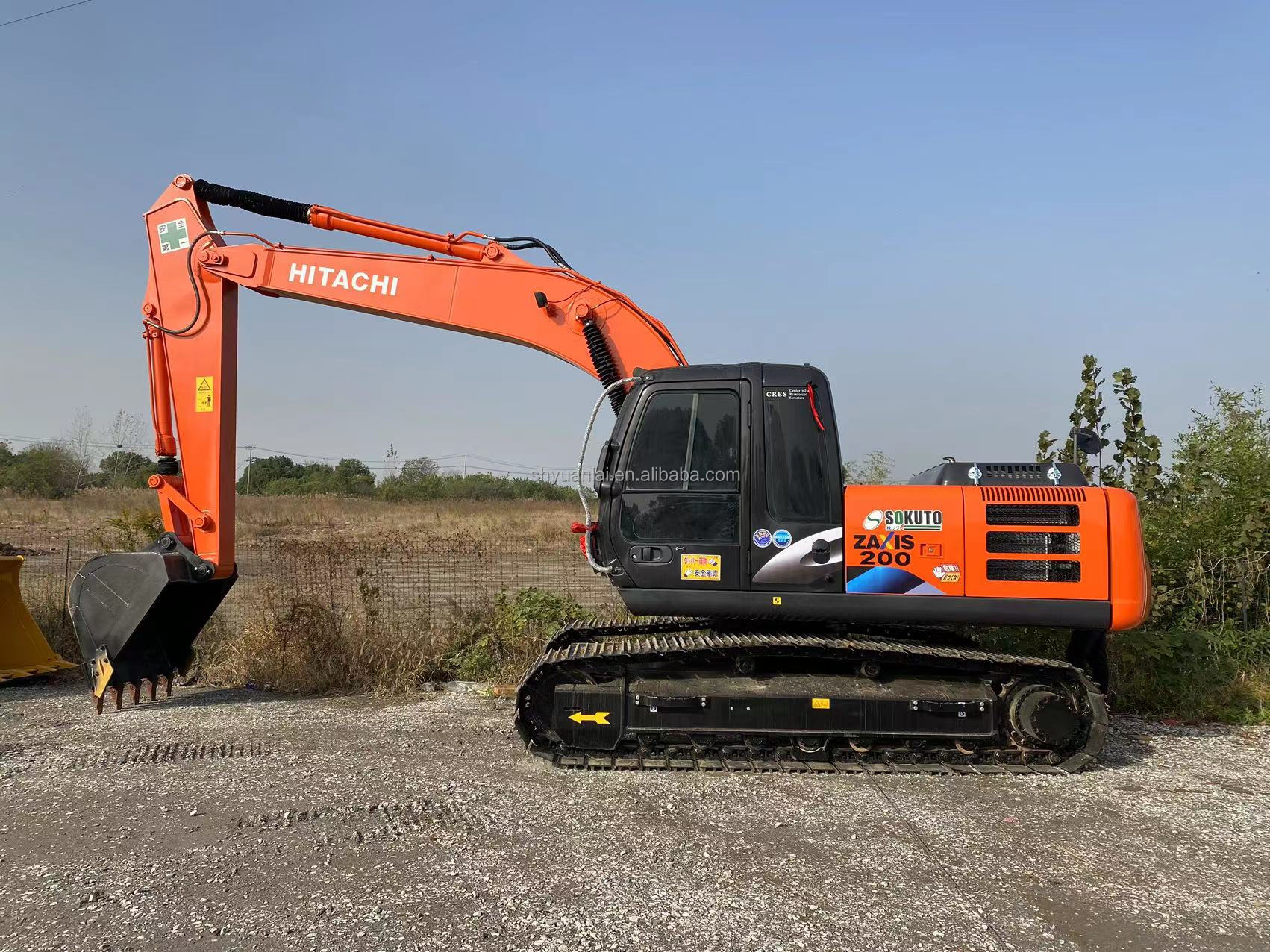 used excavator Hitachi zaxis 200 20 ton original Japan Hitachi ZX200-3 ZX200-5G EX200-5 ZX240 digger Excavator