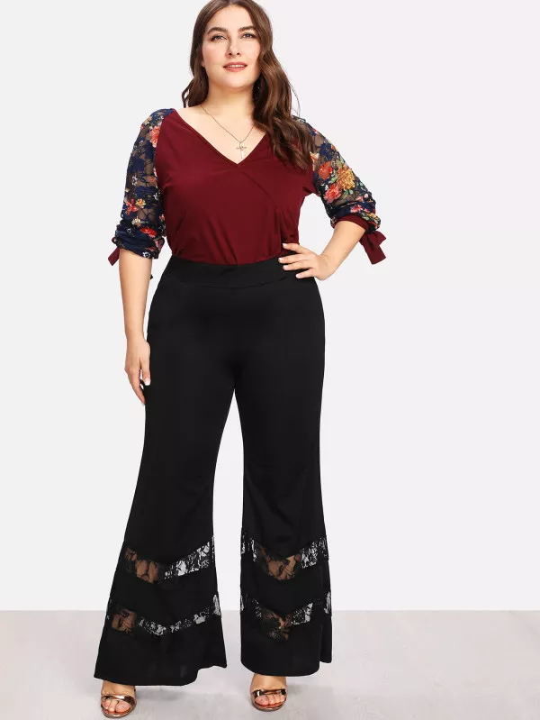 new design women's plaid pants,wholesale price black trousers pants