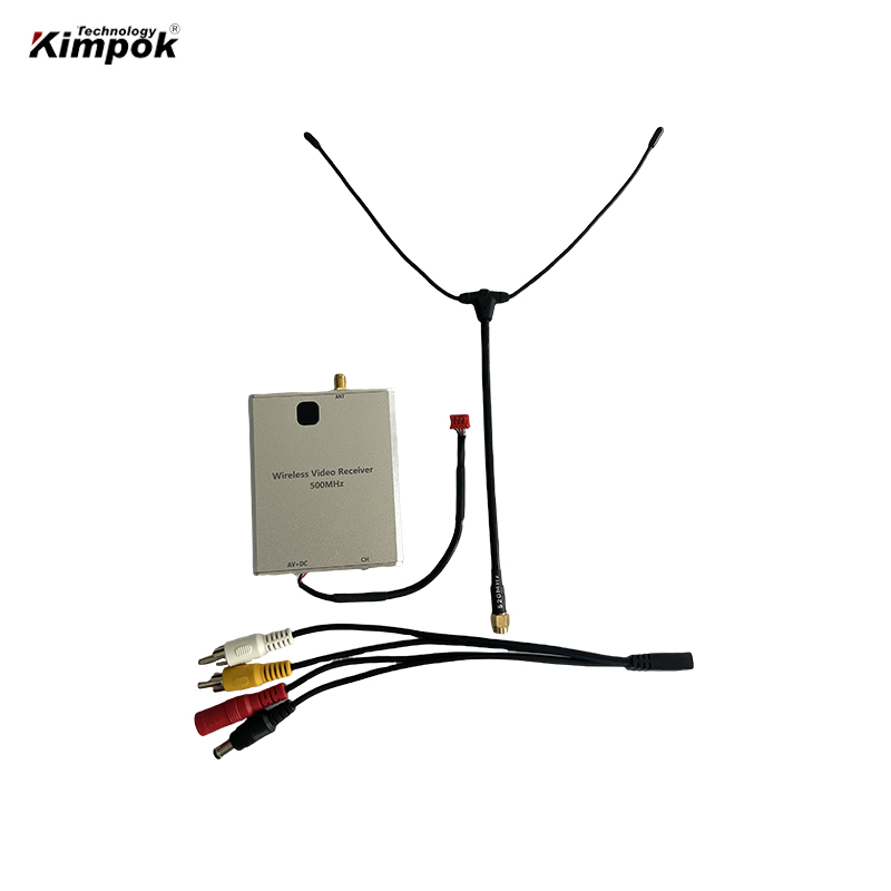 High Sensitivity 8 Channel 500Mhz Video Receiver 40km Long Range Wireless Video Link for Drone Transmission