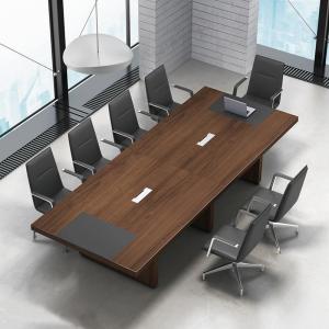 China Classic Paint Surface Large Conference Long Table 12 People Meeting Desk on sale