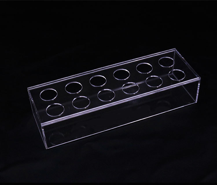 OEM ODM Tabletop Clear Acrylic Rectangle Vase , Wedding Acrylic Flower Display Box