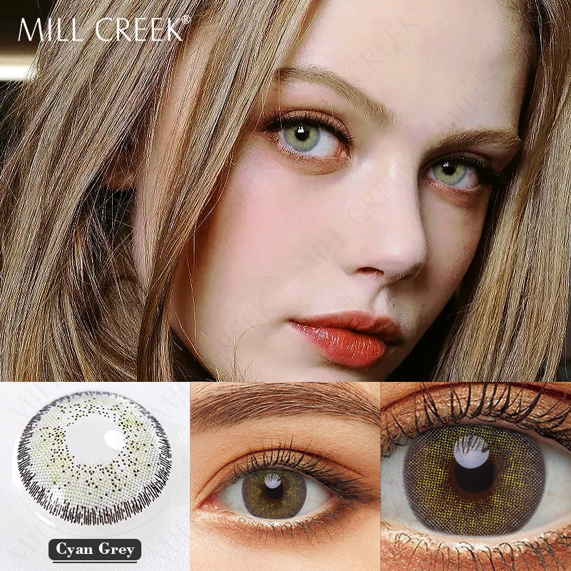 Eco Disposable Daily Tulip Gray Contact Lens For Dry Eyes