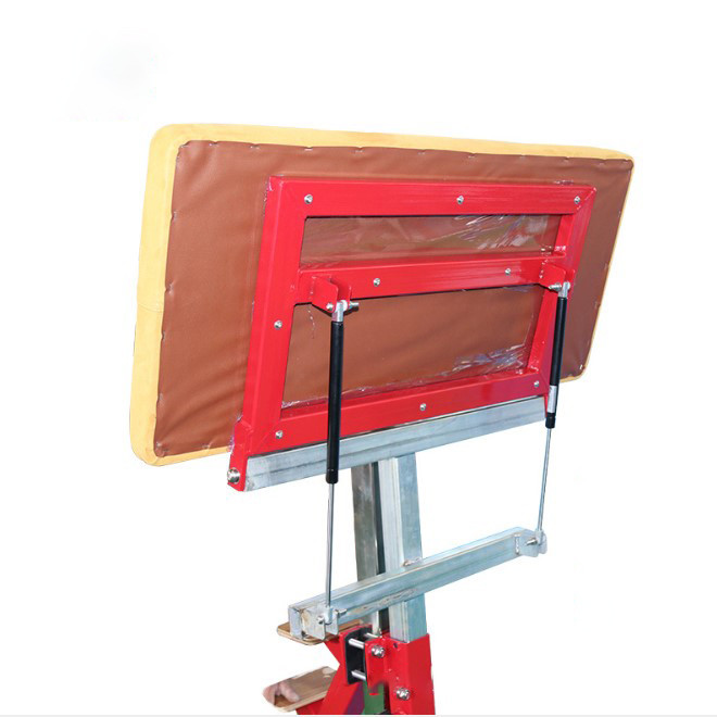Fig Approval Red Pine Made Gymnastics Spotting Bench For Parallel Bars