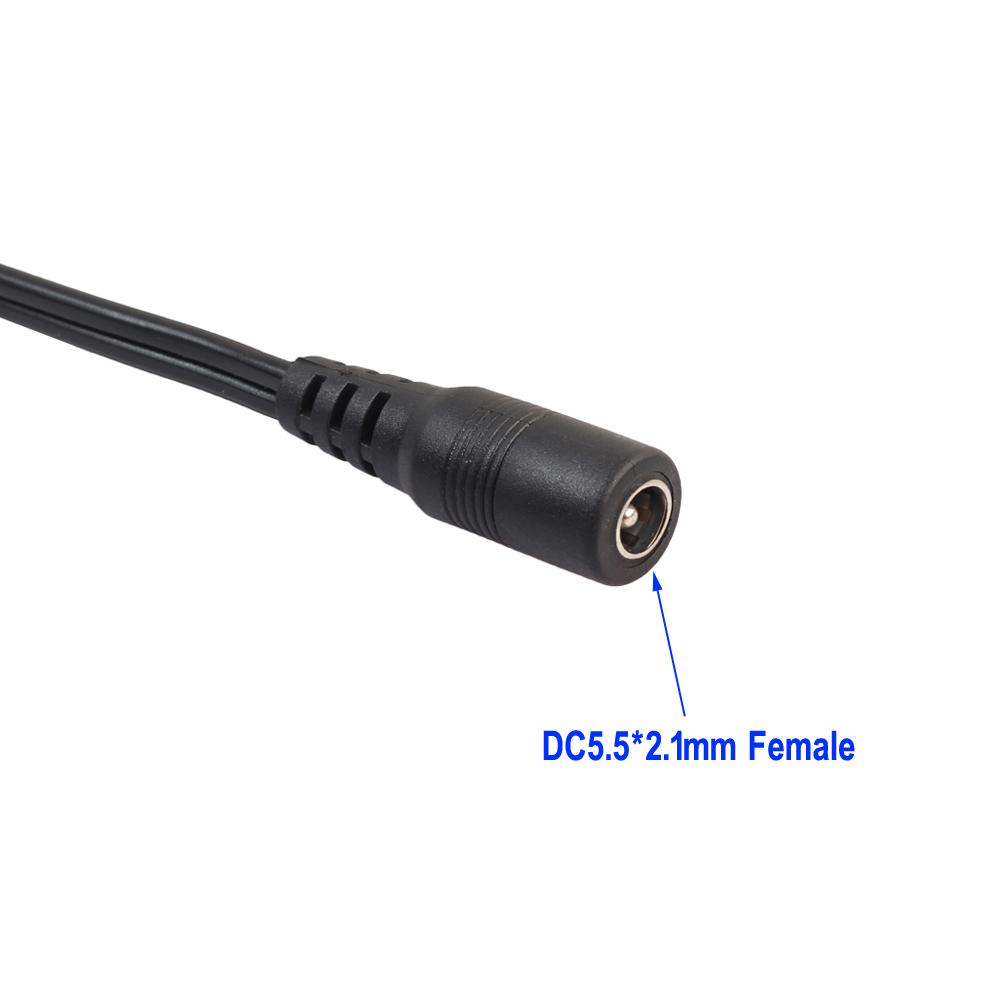 40cm 12v Car Cigarette Lighter Cable 10A Female Socket A B Type