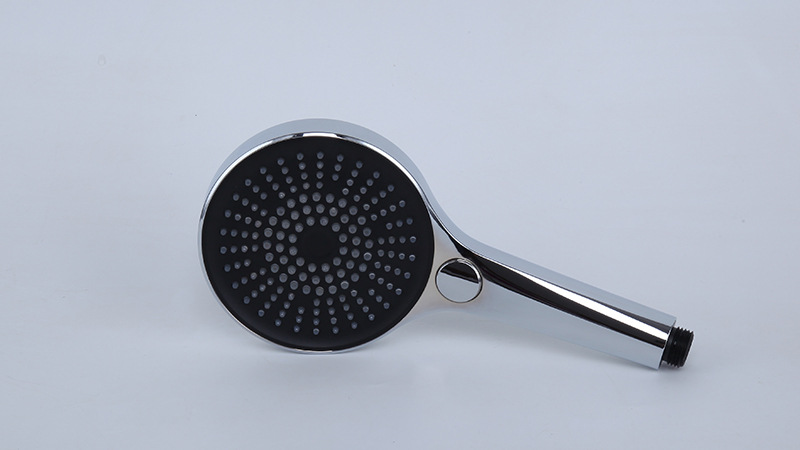 Chrome Finish High Pressure Three Function Handheld Shower Head For Bathroom Redesign