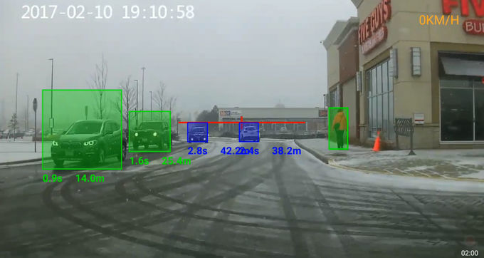 FCWS Lane Departure Warning System Pedestrial Warning Dvr Similar With Mob
