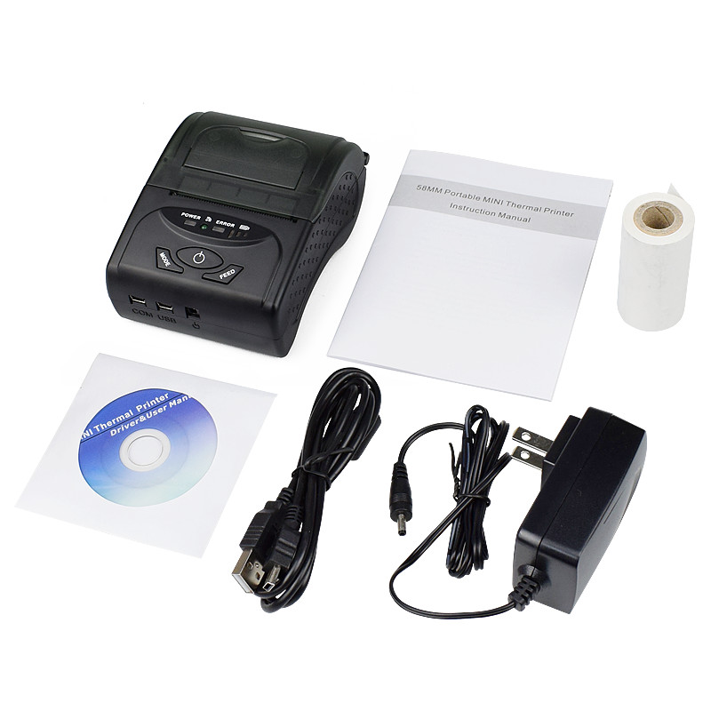 PROVA Mobile Thermal Receipt Printer , 58mm Portable Thermal Bluetooth Printer