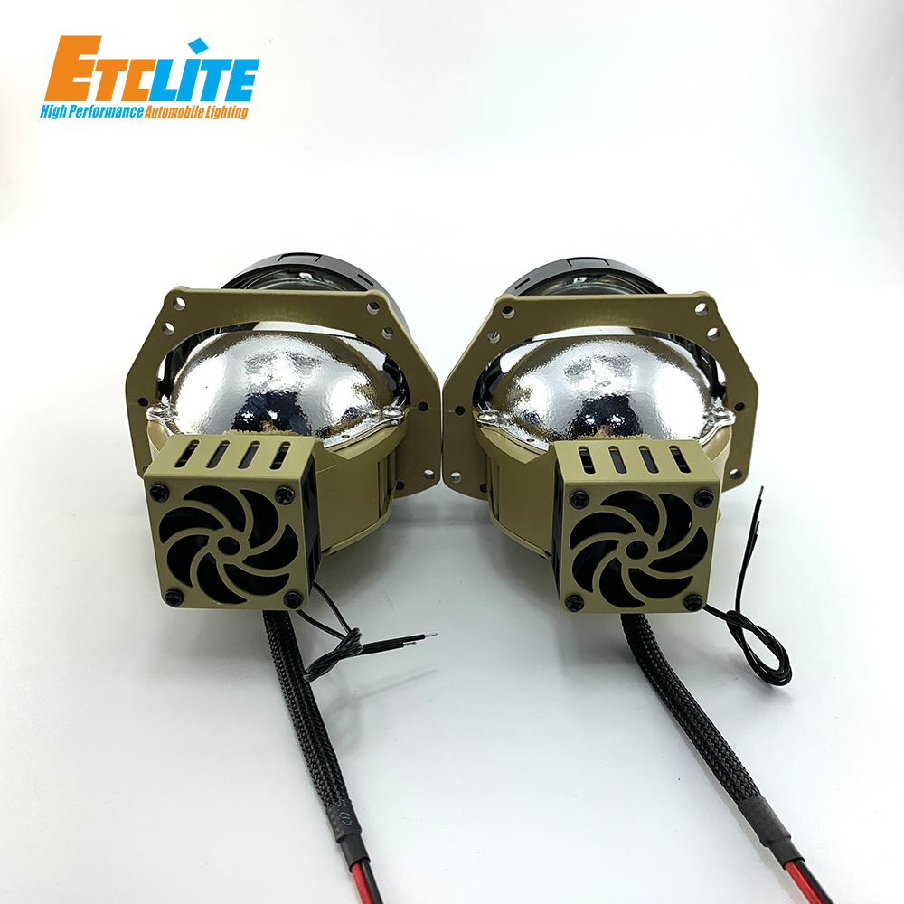 3in Led Light In Projector Lens , H9 H8 9600LM Low Beam Headlight Bulb