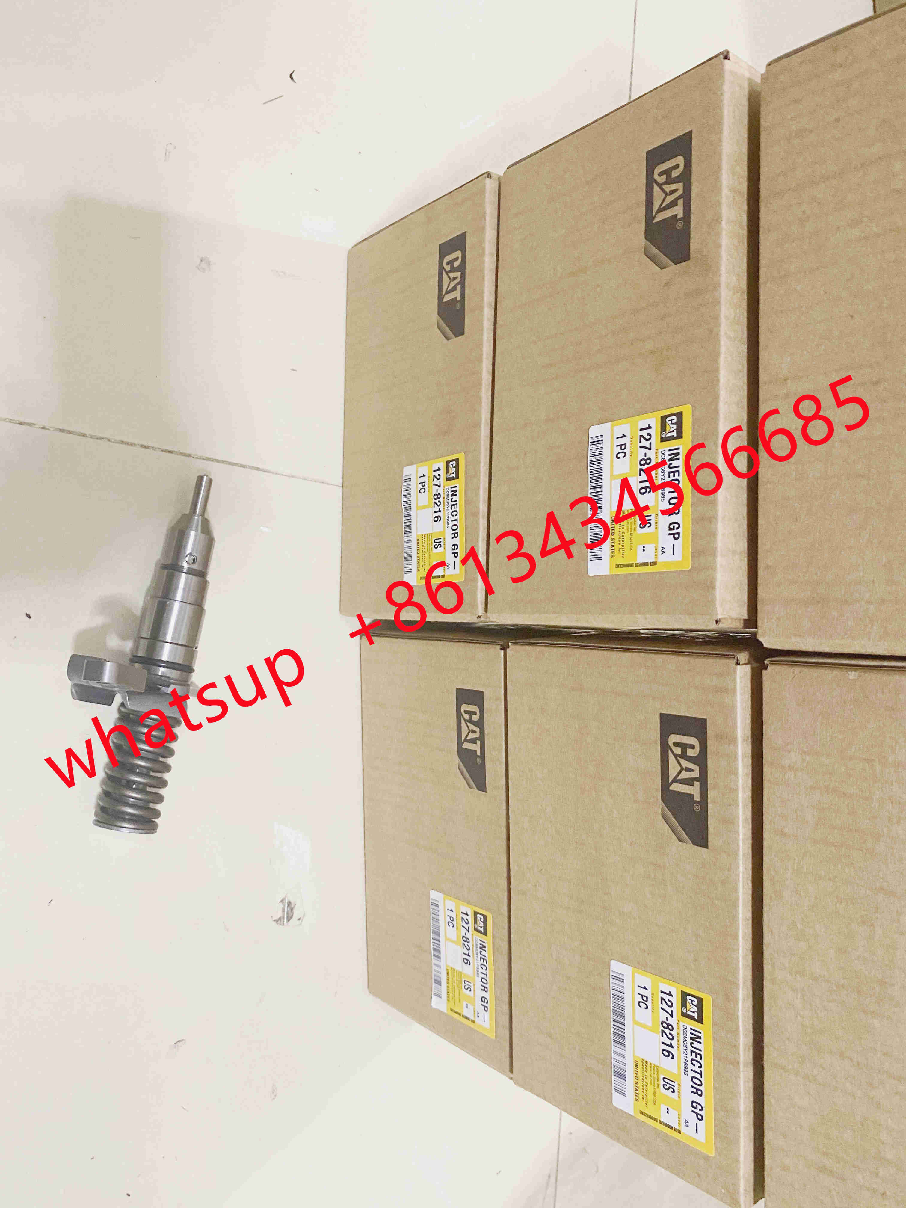 Huida Engine Spare Parts Fuel Injector Assy 127-8216 127-8218 127-8222 For Caterpillar