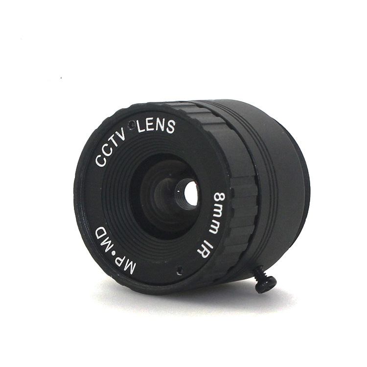 Mega pixels cctv camera lens 8mm Fixed Iris lens, 1/3 cs Mount Fixed F1.6 for Security Camera