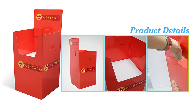 Recycled Cardboard Shopping Bags With Handle , Kraft / Coating Paper