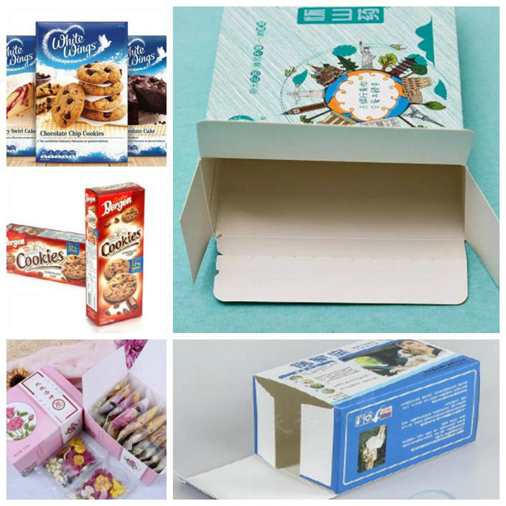 325gsm 350gsm C1S Glossy Folding Cardboard For Biscuit Packaging Box 