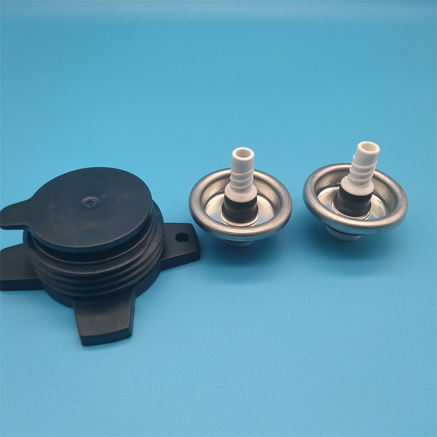 long stem PU foam valve for smooth foam spraying in furniture filling