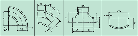 Butt Welding Fittings Stainless Steel Weld Elbows SS Pipe Elbows SCH5S-SCHXXS 4